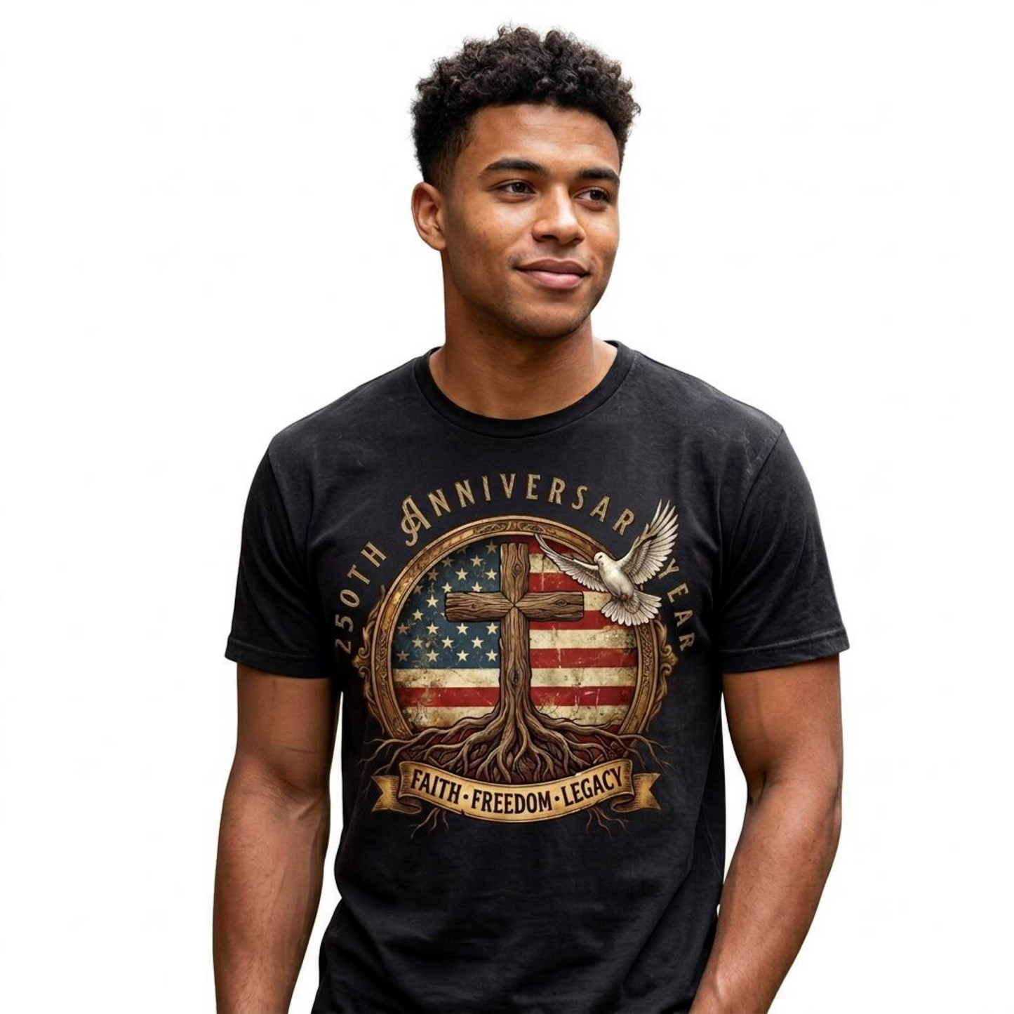 250th Anniversary Year Cross Tee